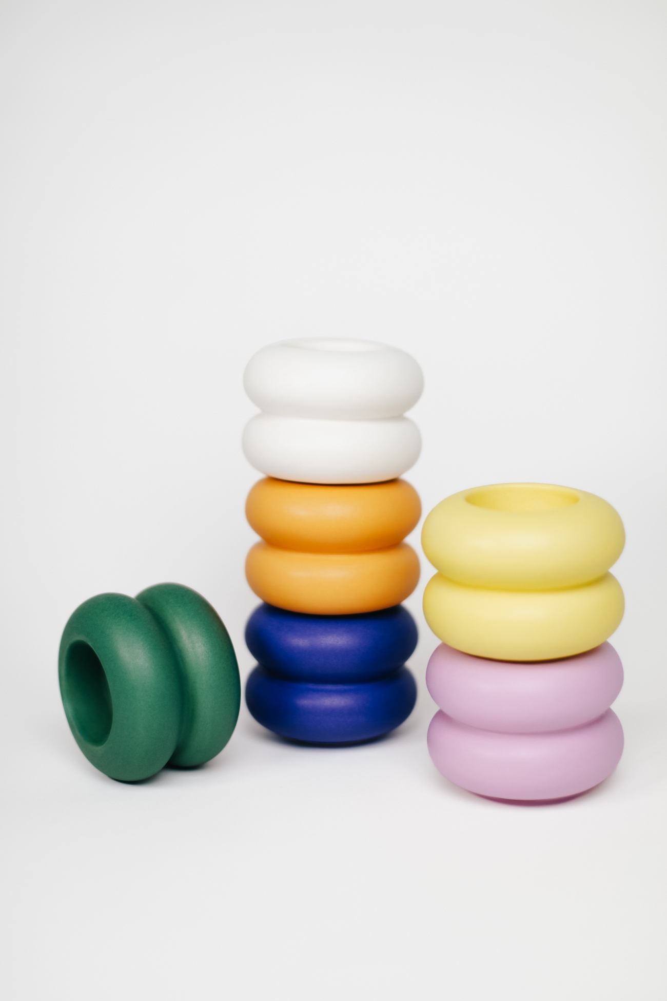 Donitsi kynttilänjalka 3 kpl vastavärit - Image 5